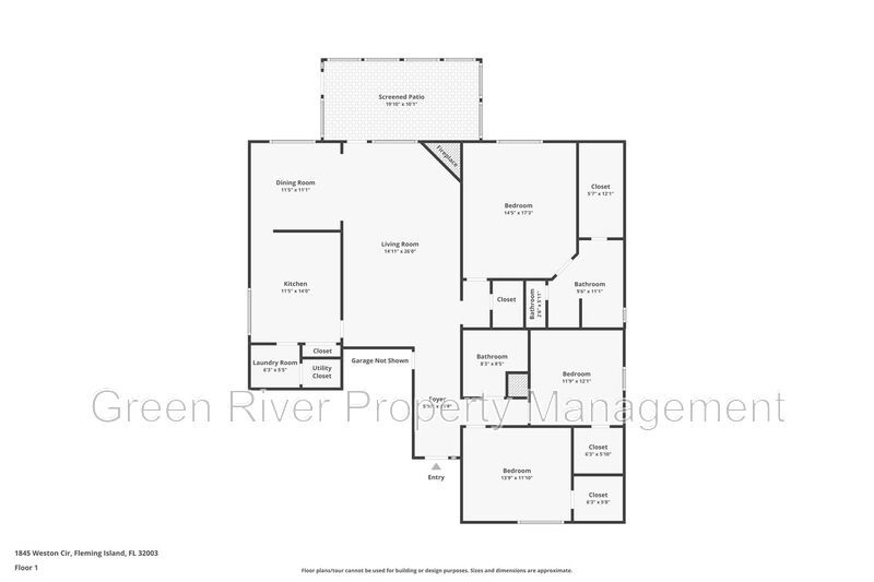 Charming 3 bedroom, 2 bath Fleming Island Home with Fireplace, Sunroom & Fire Pit! property image